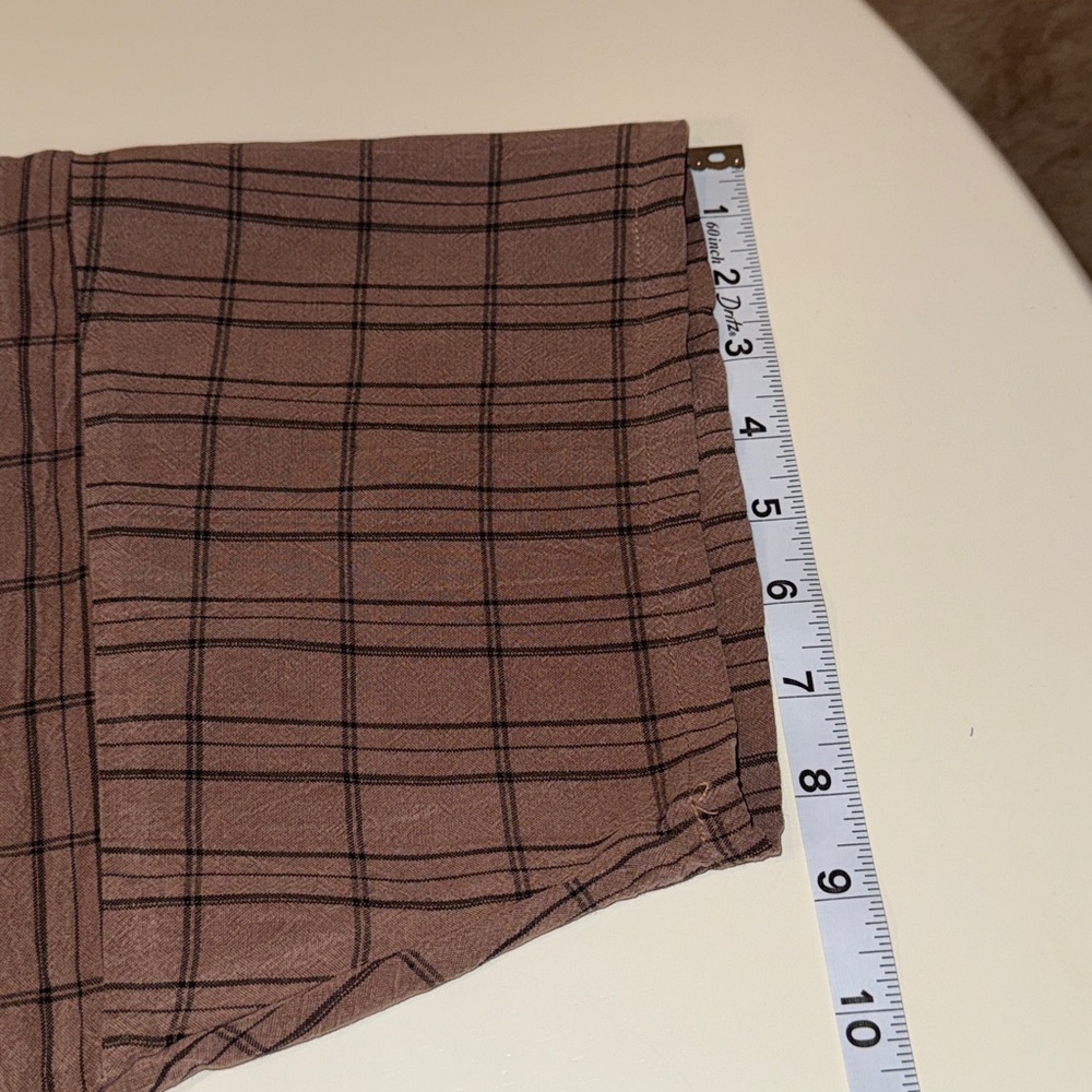 Carol Turner Collection CTC Dolman Top Oversized Boxy Brown/Black Plaid Size XL - Picture 11 of 11